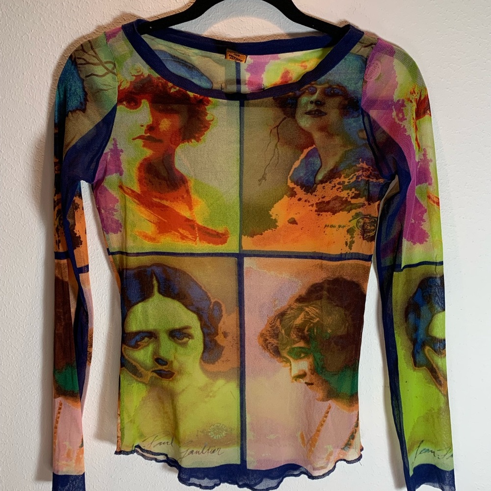 Vintage Gaultier mesh top